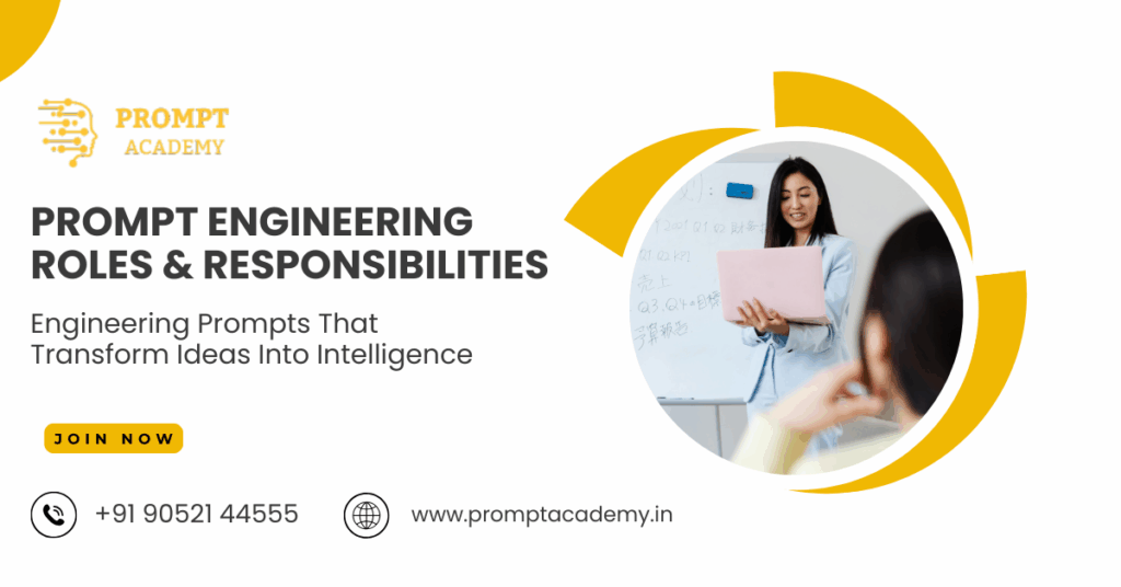 Prompt Engineering Roles & Responsibilities