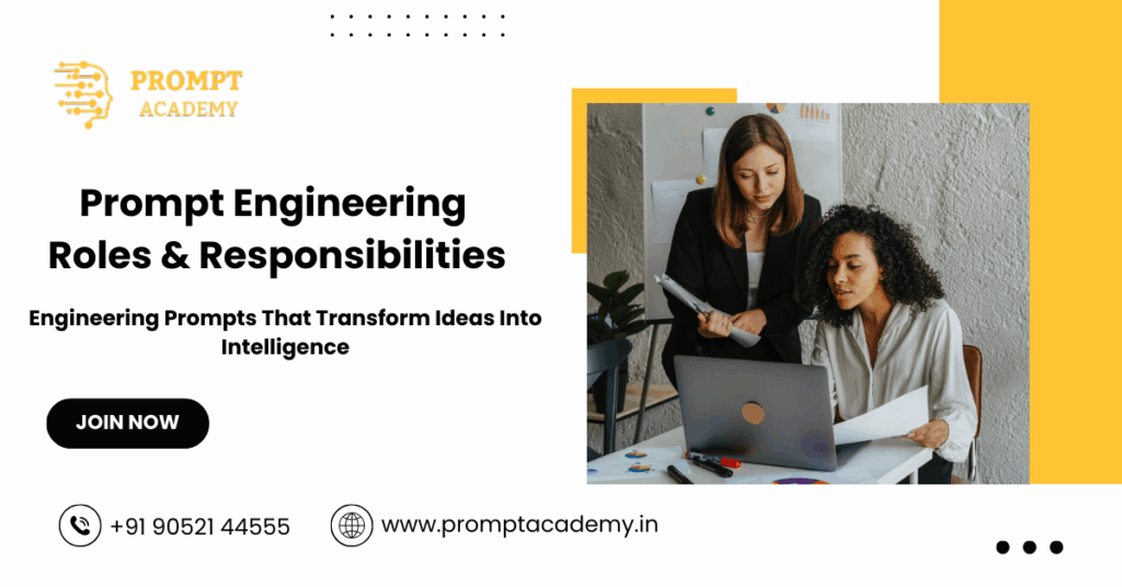 Prompt Engineering Roles & Responsibilities