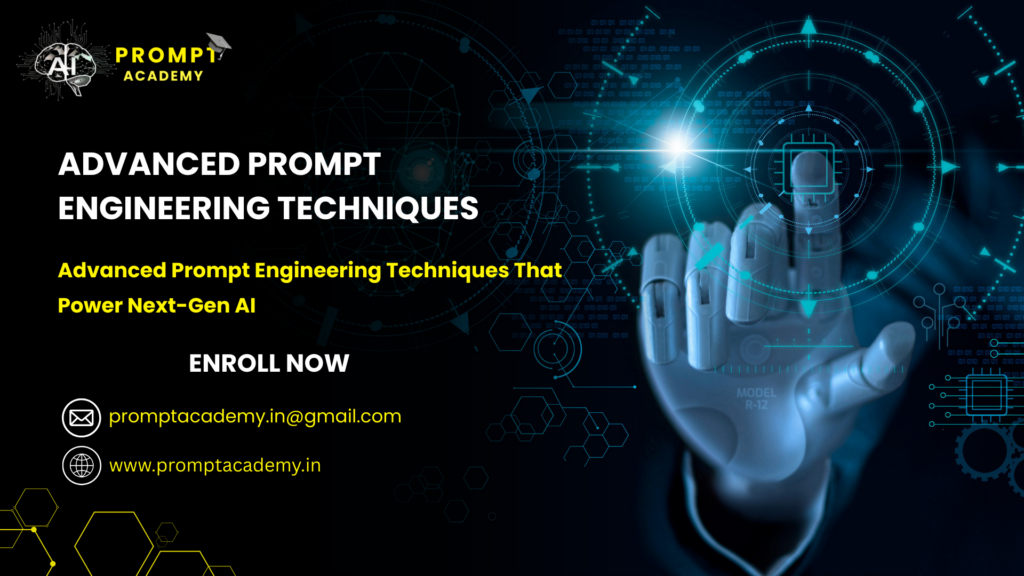 Advanced Prompt Engineering Techniques
